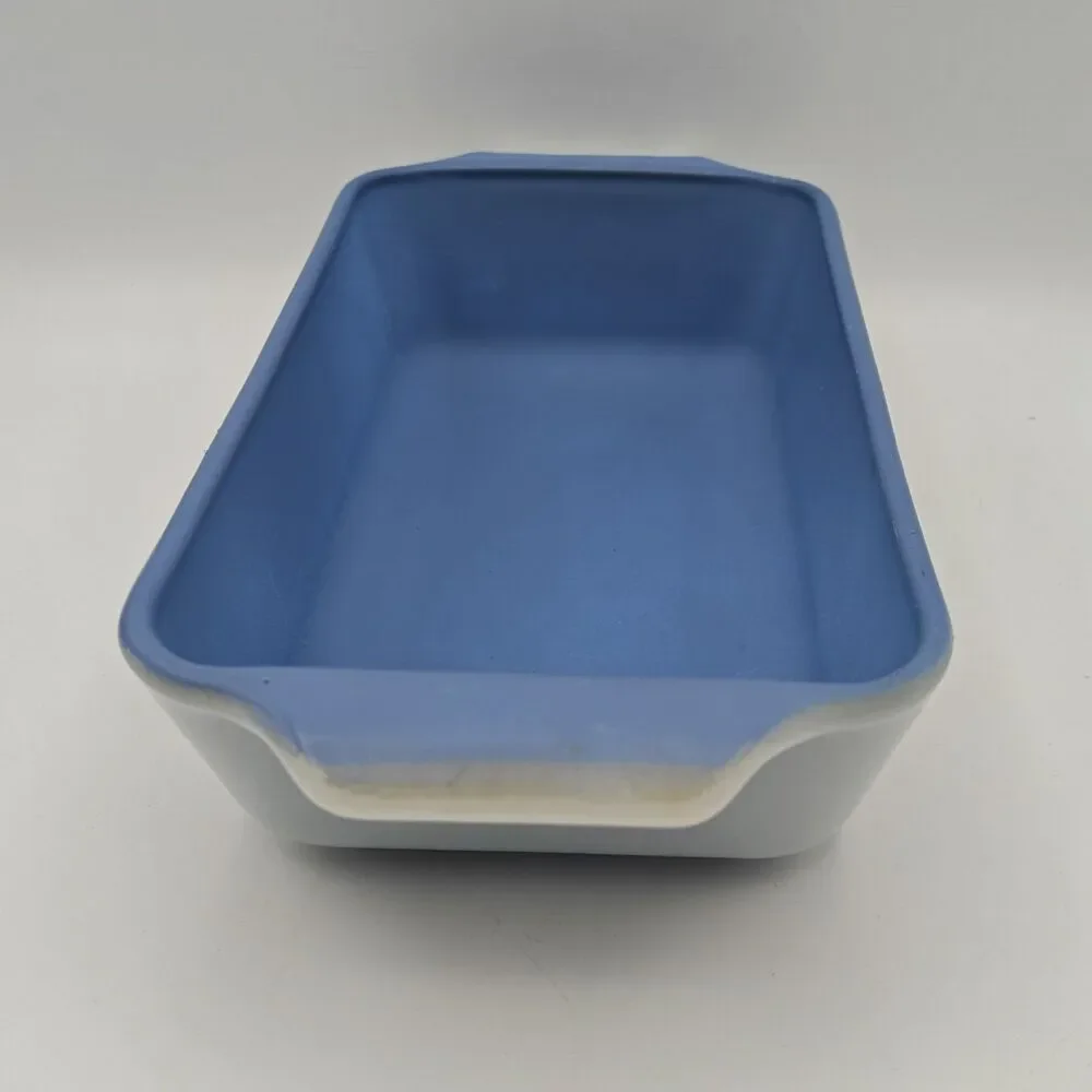 Fire King Loaf Pan Blue Cornflower 1 Qt Anchor Hocking USA Bakeware Vintage 441